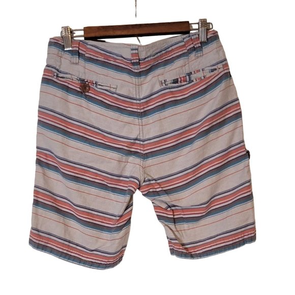 Carbon 2 Cobalt Bermuda‎ Shorts Striped Men's Size 30 - Picture 3 of 9